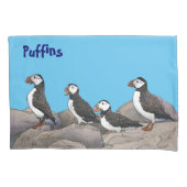 Housse D'oreillers Puffins de l'Atlantique (devant)
