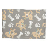 Housse D'oreillers Puppy Scooby-Doo Bone & Motif Empreinte de patte (Dos)