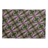 Housse D'oreillers Purple Clematis Fleurs Motif Abstrait (Dos)