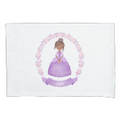 Housse D'oreillers Purple Fairytale Princess Pillowcase (devant)