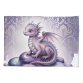 Housse D'oreillers Purple Magical Dragon Baby Shower (Dos)
