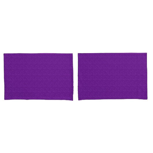 Housse D'oreillers Purple Paisley (devant-Set)