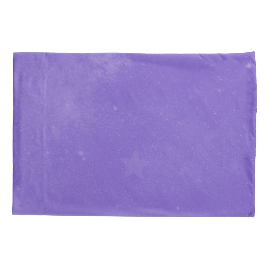 Housse D'oreillers Purple Unicorn oreiller personnalisé (Dos)