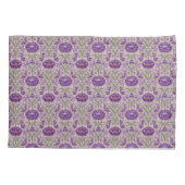 Housse D'oreillers Purple William Morris Modèle Floral Inspiré (Dos)