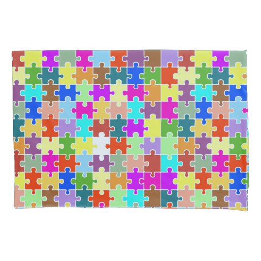 Housse D'oreillers Puzzle amusant (devant)