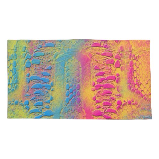 Housse D'oreillers PYTHON - moderne fractale décorative - (Dos)