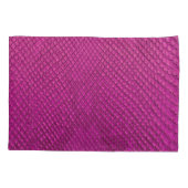 Housse D'oreillers Python rose : Texture de la peau de serpent. (Dos)