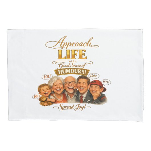 Housse D'oreillers Radiate joy  (devant)