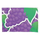 Housse D'oreillers Raisins violets funky (devant-gauche)