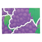 Housse D'oreillers Raisins violets funky (devant-Droit)