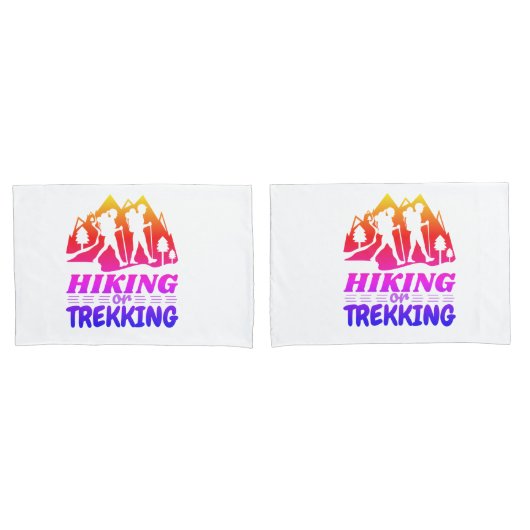 Housse D'oreillers Randonnée ou trekking (devant-Set)