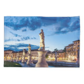 Housse D'oreillers Rangée de statues illuminées à Padova (Dos)