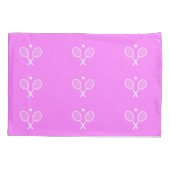 Housse D'oreillers Raquettes et boules de tennis (Dos)