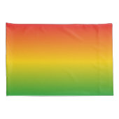 Housse D'oreillers Rastafarian Rasta Rouge or et vert (Dos-Droit)