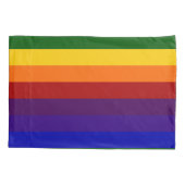 Housse D'oreillers Rayures arc-en-ciel (Dos)