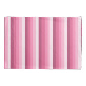 Housse D'oreillers Rayures d'ombre rose (Dos)