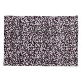 Housse D'oreillers Rayures noires roses   (Dos-gauche)