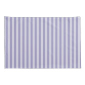 Housse D'oreillers Rayures violettes (Dos-Droit)
