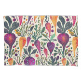 Housse D'oreillers Récolte de Whimsc Vibrant Jardin végétal (devant-gauche)