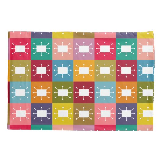 Housse D'oreillers Rectangles atomiques (Dos)