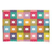 Housse D'oreillers Rectangles atomiques (devant)