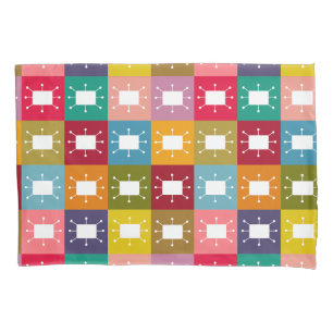 Housse D'oreillers Rectangles atomiques