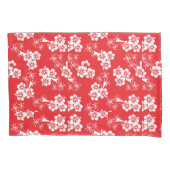 Housse D'oreillers Red And White Tropics (devant-gauche)