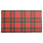 Housse D'oreillers Red Black and White Plaid Pattern Style (devant-Droit)