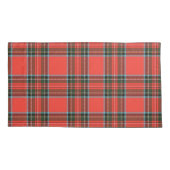 Housse D'oreillers Red Black and White Plaid Pattern Style (Dos-gauche)
