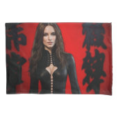 Housse D'oreillers Red Black pillowcase (devant)