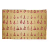 Housse D'oreillers Red Christmas se bat contre l'or (Dos)