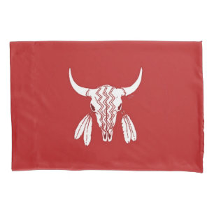 Housse D'oreillers Red Ghost Dance Buffalo oreiller standard