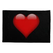 Housse D'oreillers Red Heart Mariage d'amour tendance (Dos)