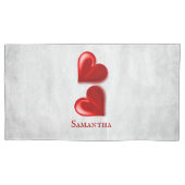 Housse D'oreillers Red Hearts Coque Coussin personnalisé (devant-gauche)