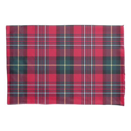 Housse D'oreillers Red Tartan (devant-gauche)