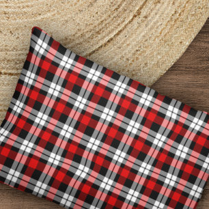 Housse D'oreillers Red White Black Buffalo Check Plaid Pattern