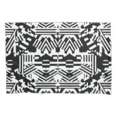 Housse D'oreillers Réflexions Abstraites : lignes, cubes et monochrom (devant)