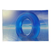 Housse D'oreillers Réflexions bleues (Dos-Droit)