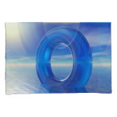 Housse D'oreillers Réflexions bleues (devant-Droit)