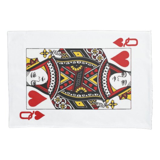 Housse D'oreillers Reine des Coeurs (devant)