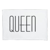 Housse D'oreillers Reine et roi (devant-gauche)