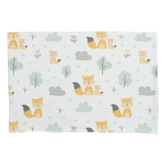 Housse D'oreillers Renard mignon Motif (devant)