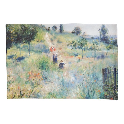 Housse D'oreillers Renoir - Chemin menant à travers l'herbe haute (devant)