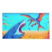 Housse D'oreillers Requin et dinosaure (Dos)