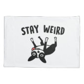 Housse D'oreillers Restez bizarre Funky Boston Terrier Dog (Dos)