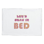 Housse D'oreillers restons au lit ! (Dos)