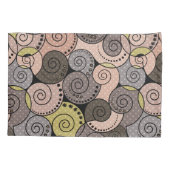 Housse D'oreillers Rétro, abstrait, spirales (Dos)