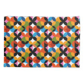 Housse D'oreillers RETRO BOHO Chic Pattern Vibrant Mid Century Modern (Dos)