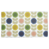 Housse D'oreillers Retro Groovy Summer Flowers Stems (devant-Droit)