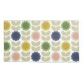 Housse D'oreillers Retro Groovy Summer Flowers Stems (Dos-gauche)